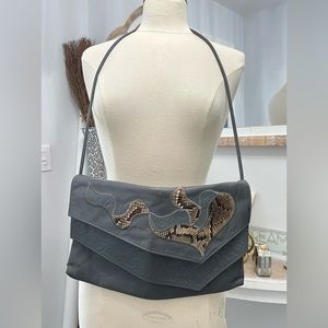 Saereun Snakeskin leather‎ purse VINTAGE